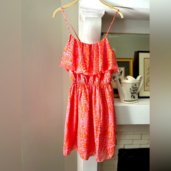 Lilly Pulitzer pink peach print size M - Picture 1 of 4